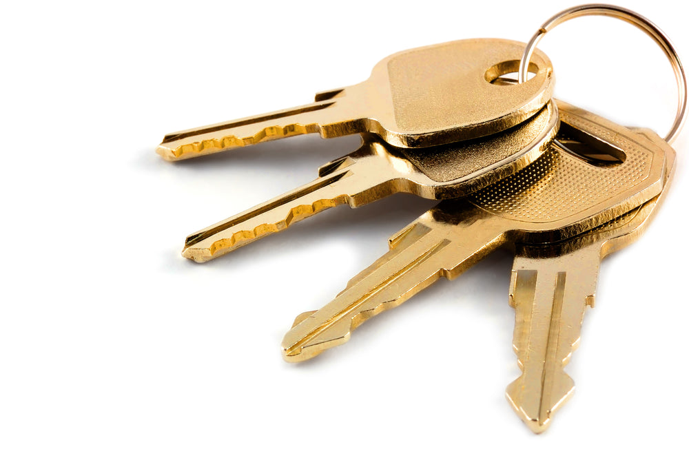 Image of four gold keys.