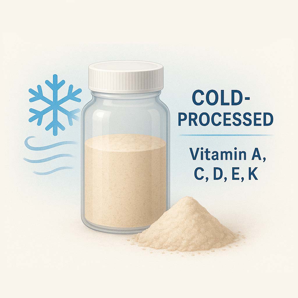 A clear jar labeled 