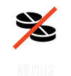 Symbol for No Pills