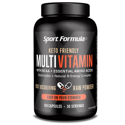 Sport Formula 99 Powder Vitamin Capsules with BCAA Amino Acids & Digestive Enzymes Ambassador Special
